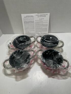 Cooks Essentials 755482001013 1/2 Quart Mini Pot 18/10 Stainless Nonstick Set Of 4