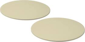 Cookware 313051985906 Pizza Stone 2 Pack With Cordierite Heatwell Technology. And Bread Baking
