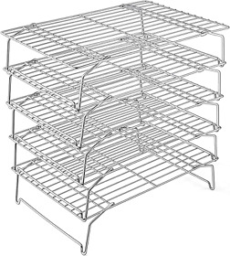 Cooling Rack P&p Chef 5-tier Stainless Steel Stackable Baking Cooking Racks