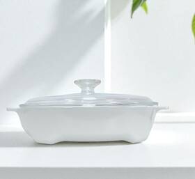 Mw-17-b Corning Ware Square Microwave Browning Skillet Casserole With Lid And Manual Mw-17-b Corning Ware Square Microwave Browning Skillet Casserole With Lid And Manual