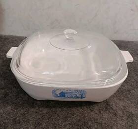 Mw-a-10 Corning Ware Microwave Browning Dish For Amana Radarange Made In Usa With Lid