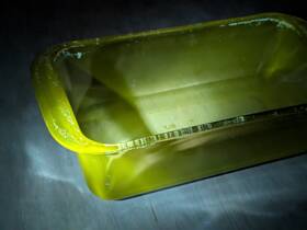 22x11x6cm Corningware 213r Pyrex Corning Ware 213 2 Quart Amber Uranium Glass Loaf Pan Dish