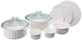 284525 Corningware French White 10 Piece Oval Set New In The Box