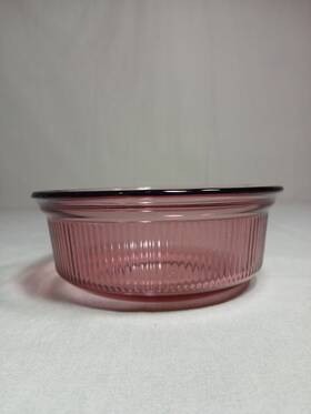 C-16-b Corningware Cranberry Corning Vision Dish Usa