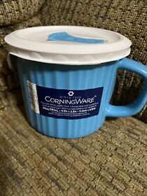Corningware Colours Pop-ins Pool 20-oz Mug With Lid
