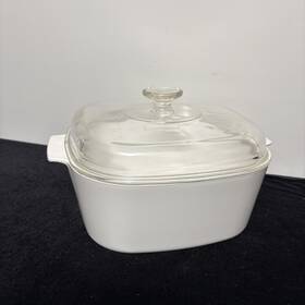 Ka-do-5 Corningware Corning Ware White 5 Quart Casserole Dish With Lid - Cookmates Ka-do-5 Corningware Corning Ware White 5 Quart Casserole Dish With Lid - Cookmates