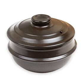 Crazy Korean Cooking 856192005237 Dolsot Stone Bowl With Lid No Trivet Size 4 Crazy Korean Cooking 856192005237 Dolsot Stone Bowl With Lid No Trivet Size 4