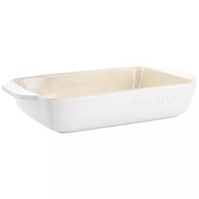 Crock-pot 711181036671 Artisan 4 Quart Rectangular Stoneware Bake Pan In Cream