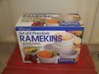 Crr-6 Crr6 Progressive International Set Of Oz Porcelain Stacking Ramekins New In