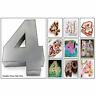 Ct135 Professional Small Number Four Wedding Birthday Anniversary Cake Baking Pan