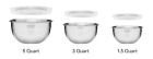 Ctg-00-smb Cuisinart New Stainless Steel Mixing Bowls With Lids 086279039842