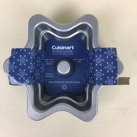 Cuisinart 086279178824 Bakeware Set Of 4 Mini Star David Non-stick Pans Kitchen Baking New