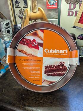 Amb9spbz Cuisinart Springform Pan 9 Inch Chefs Classic Non-stick Steel Bakeware New Amb9spbz Cuisinart Springform Pan 9 Inch Chefs Classic Non-stick Steel Bakeware New