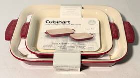 Ccb30-2cr Cuisinart 2 Piece Chef S Rectangular Baker Set Quart And 4 Model # Ccb30-2cr Cuisinart 2 Piece Chef S Rectangular Baker Set Quart And 4 Model #