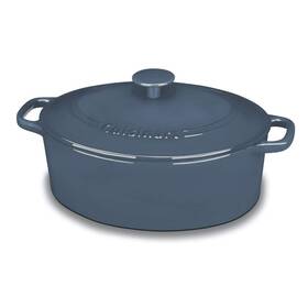 2d30bg Cuisinart Ci755%2d30bg Chefs Classic Enameled Cast Iron Oval Covered Casserole Provencial