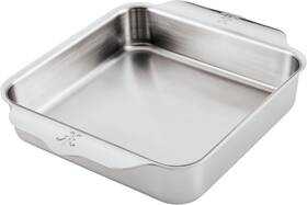 48652 Culinary Provisions Ovenbond 8 Inch X Stainless Steel Square Baker Pan