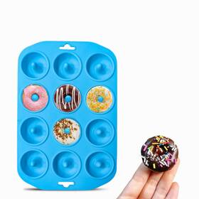 Cupidove 712457286504 Silicone Donut Pan Bite Size Molds For Baking Mini Heat Resistant Delicious