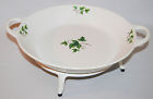 D-11 Prizerware Vintage Enamel Coated Cast Iron Green Ivy Casserole Dish