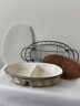 D1040 Temptations Vintage By Tara Old World Green Ovenware Bowl Large
