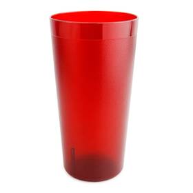 5000604 Darling Foodservice Red Plastic 20 Oz. Tumbler - Dozen