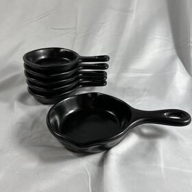 Dc212 Dc Diversified Ceramics Dc204 6pc Mini Skillet Baking Dishes 5 Inch Dc204/6 Usa Black