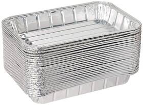 Dcs Deals 665752676448 Pack Of 20 Disposable Aluminum Foil Toaster Oven Pans-mini Broiler Pans Bpa