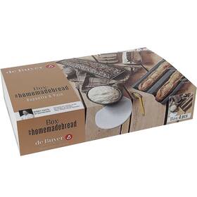 De Buyer 011244713004 Bread Baking Box - Diy Bread-making Kit Includes Perforated Tray Nonstick Mold