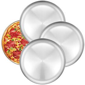 Deedro103 Deedro 692232480844 Pizza Pan 12 Inch Stainless Steel Round Baking Sheet - Oven Tray Crisp Deedro103 Deedro 692232480844 Pizza Pan 12 Inch Stainless Steel Round Baking Sheet - Oven Tray Crisp