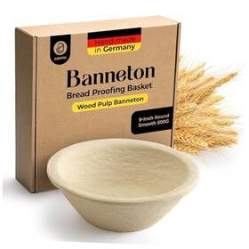 Bn-r-05-sm Dereks Goods 8 Inch Round Wood Pulp Banneton Bread Proofing Basket 1.1lb 8-inch 1.1 Lb