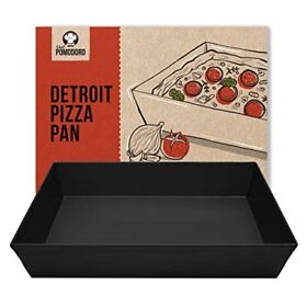 Detroit Style Pizza Pan 14 X 10inch Hard Anodized Aluminum Preseasoned Bakeware Detroit Style Pizza Pan 14 X 10inch Hard Anodized Aluminum Preseasoned Bakeware