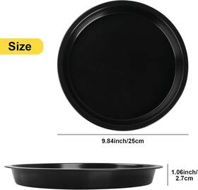 Psp006 Direct Pizza Pan 10 Inch Round Plate Non-stick Carbon Steel Ov Psp006 Direct Pizza Pan 10 Inch Round Plate Non-stick Carbon Steel Ov