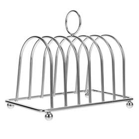 30162c6i29pabczyepqht0 Doitool Toast Rack Holder Stainless Steel Stand 6 Slice Slot Breakfast T