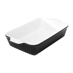 D04101a00 Dowan 9x13-inch Black Ceramic Baking Dish 4.2 Quarts Large Lasagna Pan Deep