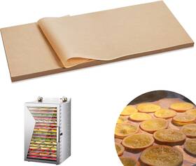 Dualshine 445016087004 500 Pcs Freeze Dryer Tray Mats Parchment Paper Sheets For Harvest Right D
