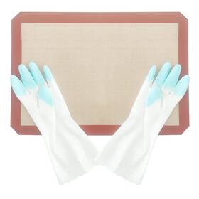 Duebel 767742173118 Non-stick Silicone Baking Mat Set With Pvc Gloves Isomalt Tools Pastry