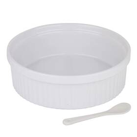 132w Duido Souffle Dish Ramekins For Baking 32 Oz 1 Quart Large Ceramic Oven Safe Round