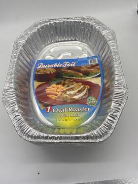 D72113 Durable Inc X-lg Oval Roaster 12/case