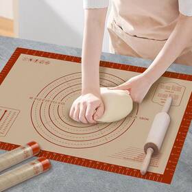 Dwavele 744759563835 Silicone Baking Mat 24 Inch X 16 Pastry Rolling Sourdough S