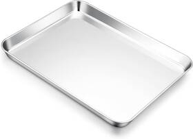 E-far 313049415415 Cookie Sheet For Baking 18 Inch X13 Stainless Steel Pan Oven E-far 313049415415 Cookie Sheet For Baking 18 Inch X13 Stainless Steel Pan Oven