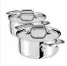 E849a264 Quart All-clad Stainless Steel 2 Piece Cocottes Set New In Box 011644900298 E849a264 Quart All-clad Stainless Steel 2 Piece Cocottes Set New In Box 011644900298