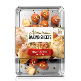 Eatex 840284561985 Aluminum Baking Sheet Steel Cookie 18 Inch X 13 Half