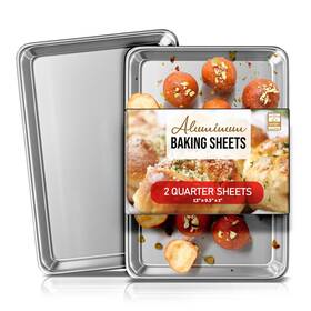 Eatex 840284585943 Aluminum Baking Sheet Set 2 Pack Cookie 9x13 Pan Warp Eatex 840284585943 Aluminum Baking Sheet Set 2 Pack Cookie 9x13 Pan Warp
