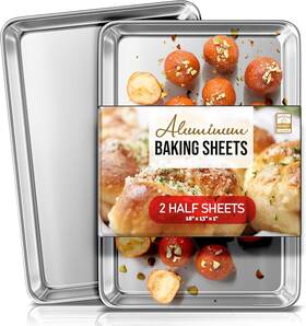 Vds-jt-abs-2-2pc Eatex Aluminum Baking Sheet Set 2 Pack Cookie 18 Inch X 13