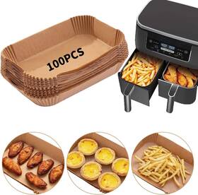 Ves3103 Ecfvtp Air Fryer Disposable Paper Liner 100pcs Food Natural-100pcs