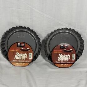 Ecko 070950643121 New Ekco Bakers Secret Duncan Hines Tiara Dessert Pans Fluted Tart Quiche 2