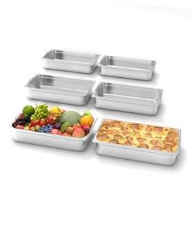 G1rgzqpn29haucwqdpsvtaf6 Ecoexplorer 6 Pack Hotel Pans 4 Inch Deep Full Size Steam Table 4-inch Handle No Lid