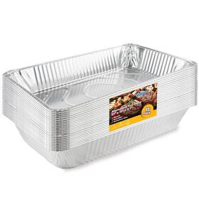 Ehomea2z 810032202200 Large Aluminum Pans Full Size Deep Foil Disposable Durable Steam Table Ehomea2z 810032202200 Large Aluminum Pans Full Size Deep Foil Disposable Durable Steam Table