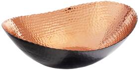 72091 Elegance Oval Bowl 14.75 Inch X 11 Black/copper