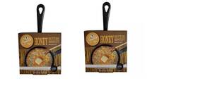 Emerils 732346638806 Skillet Kit Honey Butter Biscuit 5.5 Inch Cast Iron Pack Of 2