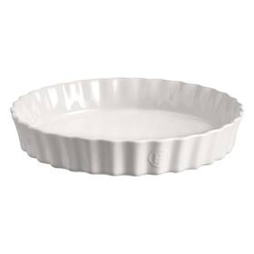 Emile Henry 289311160321 12.6 Inch X 2.2 Deep Flan Dish Flour White